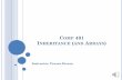 COMP 401 INHERITANCE AND ARRAYS - Computer Sciencedewan/comp401/current/Lectures/Inheritance.pdf · COMP 401 INHERITANCE (AND ARRAYS) ... INHERITANCE Inheritance ... Database size()