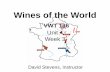 VWT 136 - Napa Valley College Lecture Week 3...VWT 136 Unit 4 Week 3 David Stevens, ... - Starry Night Over River Rhône, ... • 1919-1940 France – Treaty of Versailles