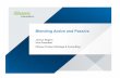 Blending Active and Passive - CFA Institute Archive/2015...Blending Active and Passive ... and 40% Barclays US Aggregate Bond Index. ... Blending index and active strategies for long