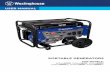 PORTABLE GENERATORS - Electric Generators Direct · PORTABLE GENERATORS FOR MODELS: WGen2000, ... This manual contains important instructions for operating this generator. ... Indicates