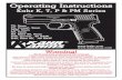 K&P series Operating Instructions - …pdf.textfiles.com/manuals/FIREARMS/kahr_kp.pdfFailure to observe safety instructions in this manual can result in property ... the user could