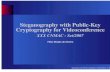 Steganography with Public-Key Cryptography for Videoconferencelncc.br/~borges/doc/Steganography with Public-Key... · Steganography with Public-Key Cryptography for Videoconference