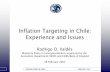 Inflation Targeting in Chile: Experience and Issues - OECD.org · Inflation Targeting in Chile: Experience and Issues. ... 1985 1987 1989 1991 1993 1995 1997 1999 Inflation target