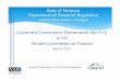 State of Vermont Department of Financial Regulation of Vermont Department of Financial Regulation Commissioner Susan L. Donegan Vermont Department of Financial Regulation Corporate