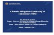 Climate Mitigation Financing of Indonesia's NDC - JICA · Climate Mitigation Financing of Indonesia's NDC ... Ministry of Finance, Indonesia Tokyo, ... • Application of process