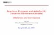 American, European and Asia-Pacific Corporate Governance ... · American, European and Asia-Pacific Corporate Governance Models: Differences and Convergence Ray Ball Sidney Davidson