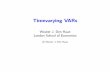 Timevarying VARs - Wouter den Haan · Timevarying VARs Wouter J. Den Haan London School of Economics c Wouter J. Den Haan