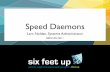 Speed Daemons · • Zope / Plone (Enterprise CMS) ... Using FOSS To Solve The Puzzle. Web Proxy Chain BSDCan, 2011 ... • Solr 1.4 - Enterprise Search Software.