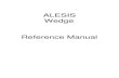 ALESIS Wedge Reference Manual - Studio 250 · ALESIS Wedge Reference Manual . ... 32 STORE Button ... • AC Power Supply Adapter • Alesis warranty card
