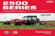 2500 SERIES - mahindrausa.com · The 2500 series comes with a list of premium features without the premium price. Open station or cab version available with Shuttle or HST ... Hydraulics