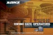 AC & DC POWERED GAtE OPERAtORS SWING GAtE OPERAtORS … · AC & DC POWERED GAtE OPERAtORS ... AC & DC POWERED GtAE OPERAtORS ... JAM nUT CLUTCH PAd CLUTCH PAd GEAR DKS Fail-safe: