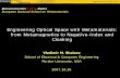 Engineering Optical Space with Metamaterials: from ...shalaev/Rome_2007/Rome_Tutorial.pdf · by diffraction and interference a>> ... using geometrical optics and ray tracing Example: