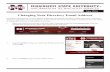 Changing Your Directory Email Address · May 2016 Changing Your Directory Email Address Each MSU employee has an email address displayed in the printed and online campus directories.