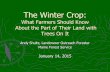 The Winter Crop - Maine.gov Rangers Forest Health specialists Landowner Assistance – Publications, presentations, workshops, etc. ...
