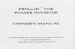 Statpower PROwatt 150i Power Invertercedmagic.com/misc/ntsc-pal/prowatt-150i.pdf · POWER INVERTER OWNER'S MANUAL ... The modified sine wave produced by the ... accurate measurement