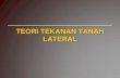 TEORI TEKANAN TANAH LATERAL - Direktori File UPIfile.upi.edu/.../turap_7/03_Teori_Tekanan_Tanah_Lateral_1_1.pdf · TEORI TEKANAN TANAH LATERAL. ... Metode Rankine 2. Metode Coulomb.