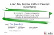 Lean Six Sigma DMAIC Project (Example) - wsra.comets.wsra.com/library/EEULgeneralcontent/Project... ·  · 2017-06-15Lean Six Sigma DMAIC Project (Example) Last Updated: 1 ‐ 15