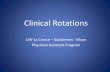 Clinical Rotations - UW-La Crosse€¦ · Clinical Rotations UW-La Crosse – Gundersen - Mayo ... You may start your clinical year with a required rotation, a selective rotation