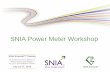 SNIA Power Meter Workshop PRESENTATION TITLE … Training - SNIA... · SNIA Power Meter Workshop PRESENTATION TITLE GOES HERE ... • The Higher the Bit count the greater the Voltage