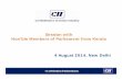 Session with Hon’ble Members of Parliament from Kerala 4 ...cii.in/WebCMS/Upload/RepresentationtoMPs.pdf · Hon’ble Members of Parliament from Kerala 4 August 2014, New Delhi