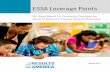 ESSA Leverage Points - results4america.org Leverage Points January 2018. Results for America is helping decision makers at all levels of government harness