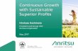 Continuous Growth with Sustainable Superior Profits Growth with Sustainable Superior Profits May, ... LTE-Advanced (Carrier aggregation ... Continuous Growth with Sustainable Superior