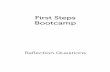 First Steps Bootcamp - Amazon S3Steps... · First Steps Bootcamp Re ection Questions. Contents Day 1: The Path of Recovery ... for the two of you as you complete the Bootcamp. 1.