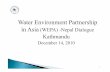 Water Environment Partnership in Asia (WEPA) -Nepal … · Water Environment Partnership in Asia (WEPA) -Nepal Dialogue ... M1 2001 8.48 2008 8.85 0.37 ... (lps) Numbe r of wells
