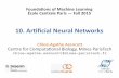 10. Artificial Neural Networks - Chloé Azencottcazencott.info/dotclear/public/lectures/ma2823_2015/fml_chap10... · 10. Artificial Neural Networks ... Design a perceptron that learns