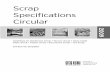 Scrap Specifications Circular - TMS · Scrap Specifications Circular Guidelines for Nonferrous Scrap • Ferrous Scrap • Glass Cullet Paper Stock • Plastic Scrap • Electronics