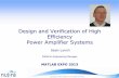Design and Verification of High Efficiency Power Amplifier ... · Design and Verification of High Efficiency Power Amplifier Systems ... • Added MIPI control for ETICs, ... Copyright
