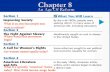 Chapter 8 ·  · 2013-02-13Chapter 8 An Age Of Reform ... Section 2: The Fight Against Slavery ... key ideas, values or activities ...