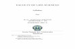 FACULTY OF LIFE SCIENCES - Guru Nanak Dev Universitygndu.ac.in/syllabus/201617/LIFE/MSC ZOOLOGY SEMESTER I TO IV C… · FACULTY OF LIFE SCIENCES Syllabus For ... Rawn, J.D. (1983