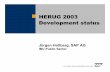 HERUG 2003 Development status - MIT - …web.mit.edu/her/olemiss03/dev_status.pdfPayroll Accounting Material & Services Support Procurement Process Management Inventory Management