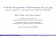 A Gentle Introduction to Mathematical Fuzzy Logiccintula/slides/MFL-2.pdf ·  · 2016-02-09A Gentle Introduction to Mathematical Fuzzy Logic 2. Basic properties of Łukasiewicz and