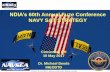 NDIA’s 60th Annual Fuze Conference NAVY S&T STRATEGY ·  · 2017-06-06NDIA’s 60th Annual Fuze Conference NAVY S&T STRATEGY Cincinnati, OH ... (E405) Weapon System Test (E42)
