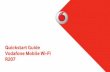 Quickstart Guide Vodafone Mobile Wi-Fi R207 · – iPhone, iPad, iPod touch, or any other smartphone or tablet. Mobile Wi-Fi Web app Tip: Save the addresses for your Mobile Wi-Fi