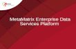 MetaMatrix Enterprise Data Services Platform - JBoss …€¦ ·  · 2018-04-29MetaMatrix Enterprise Data Services Platform ... MetaMatrix Value Proposition ... LogicalIntegration