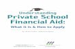 Understanding Private School Financial Aid Private School Financial Aid: What it is & How to Apply Understanding Private School Financial Aid: What it is & How to Apply by: Brian Fisher,