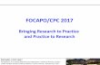 FOCAPO/CPC 2017 - cache.org · Ben Weinstein Procter & Gamble. Fengqi You Cornell University. ... Mayuresh Kothare Lehigh University. ... FOCAPO / CPC 2017.