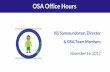 OSA Office Hours - Wisconsin Department of Public Instruction · OSA Office Hours. Webinar Agenda ... OSA Greetings • OSA Team Introductions ... administration of the Forward Exam.