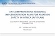 AFI COMPREHENSIVE REGIONAL … Steering...26 March 2013 Page 1 AFI COMPREHENSIVE REGIONAL IMPLEMENTATION PLAN FOR AVIATION SAFETY IN AFRICA (AFI PLAN) ELEVENTH MEETING OF THE STEERING