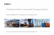 The Role of Ports in Intermodal Transport Chains · ©HPC Hamburg Port Consulting GmbH 2 The role of ports in intermodal transport chains Agenda 1. Ports in the Logistics Chain 2.