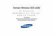Verizon Wireless SCH-u550s7.vzw.com/.../Samsung/UserGuides/basic-samsung-sch-u550-ug.pdfVerizon Wireless SCH-u550 by Samsung ... User Manual Please read this manual before operating