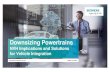 Downsizing Powertrains - Siemens PLM Software€¦ ·  · 2017-09-05Downsizing Powertrains NVH Implications and Solutions ... Analysis requirements for vehicle integration performance