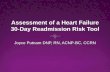 Assessment of a Heart Failure 30-Day Readmission … of a Heart Failure 30-Day Readmission Risk Tool Joyce Putnam DNP, RN, ACNP-BC, CCRN