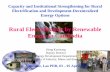 Rural Electrification by Renewable Energy in Cambodia · Rural Electrification by Renewable Energy in Cambodia ... by 2020, all villages will ... MASTER PLAN STUDY ON RURAL ELECTRIFICATION