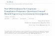 New DOJ Guidance for Corporate Compliance Programs ...media.straffordpub.com/products/new-doj-guidance-for...New DOJ Guidance for Corporate Compliance Programs: Questions Counsel Should