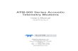 ATM-900 Series Acoustic Telemetry Modems - Home - RTSrts.as/.../ATM-900-Series-Acoustic-Telemetry-Modem... · ATM-900 Series Acoustic Telemetry Modems User’s Manual P/N M-270-26,