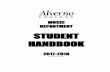 STUDENT HANDBOOK - Alverno · HANDBOOK 2017-2018 ... Horowitz’ Rock, Rhythm, and Rag Book ... Bastien – Beginning Piano for ...